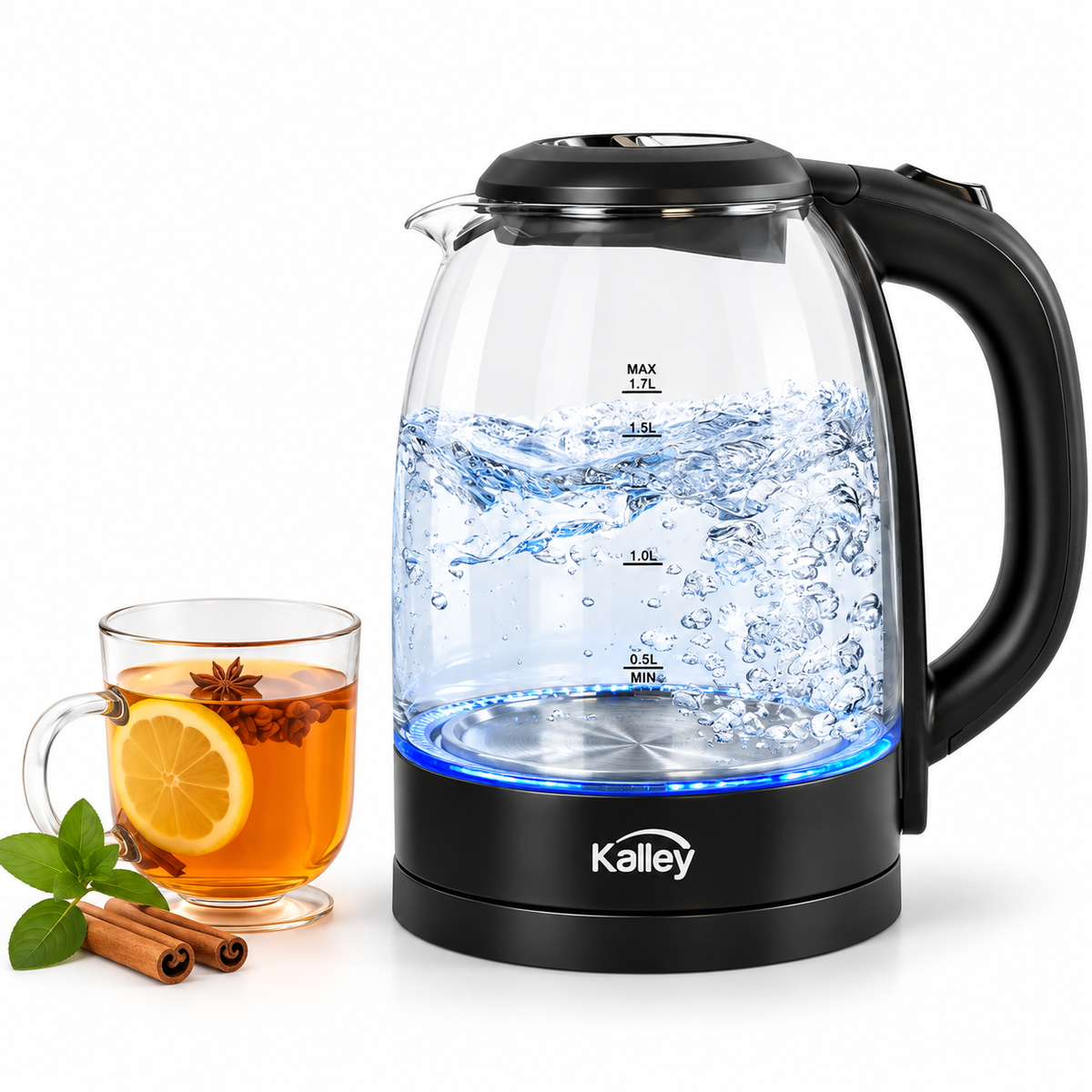 Hervidor De Agua Kalley Vidrio