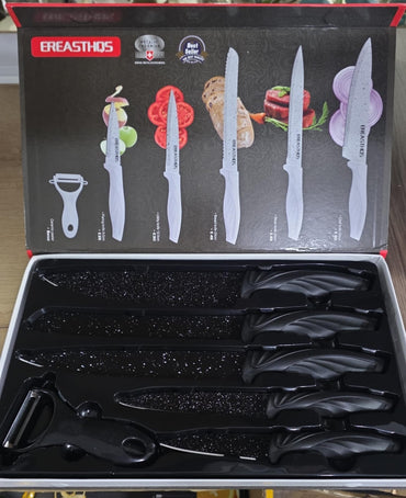 Set Cuchillos 6 Piezas Con Pelapapas 9200