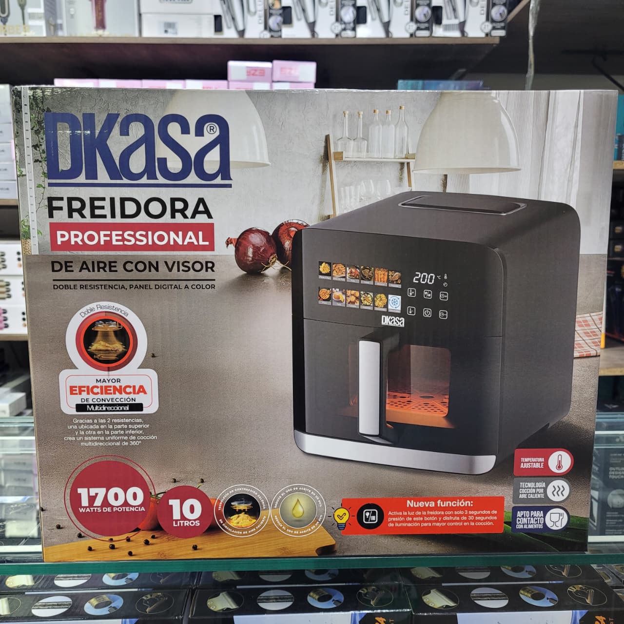 Freidora De Aire Dkasa 10 Litros