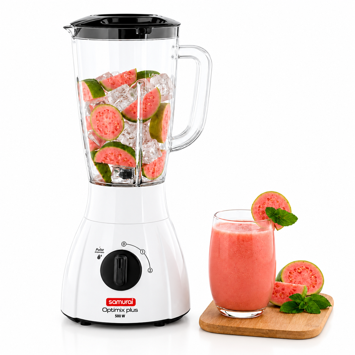 Licuadora Kalley 400w 1.5 Litros Vaso Acrílico