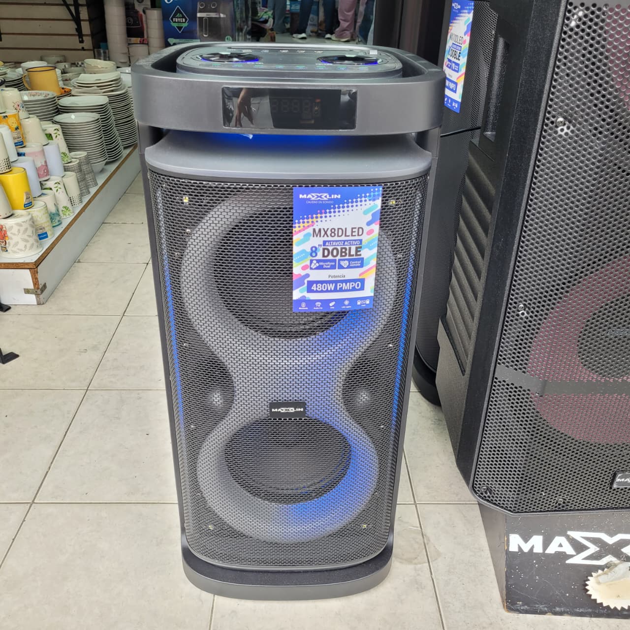 Torre Maxlin Doble 8" - Conexion Panel Led