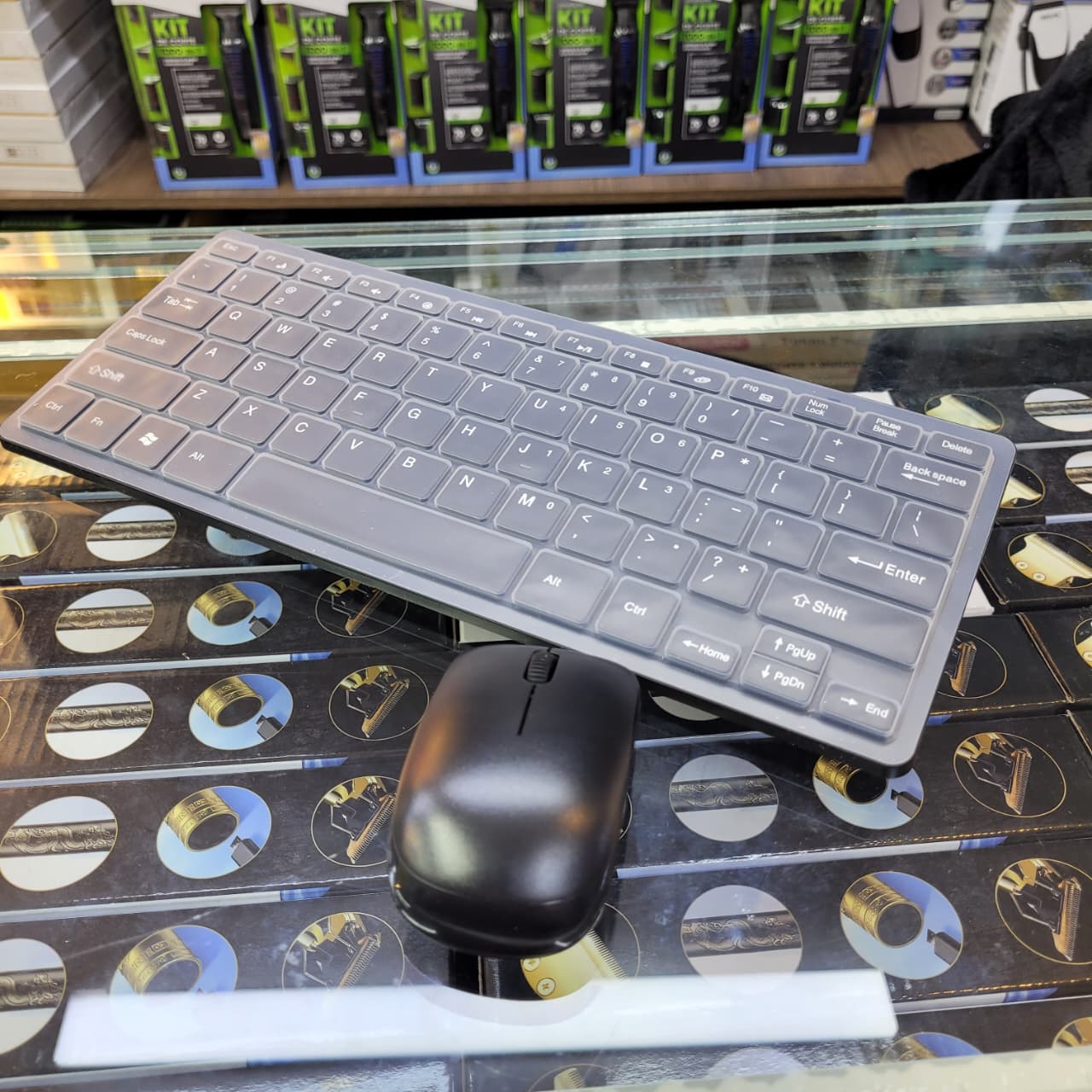 Combo Mini Teclado + Mouse Inalámbrico