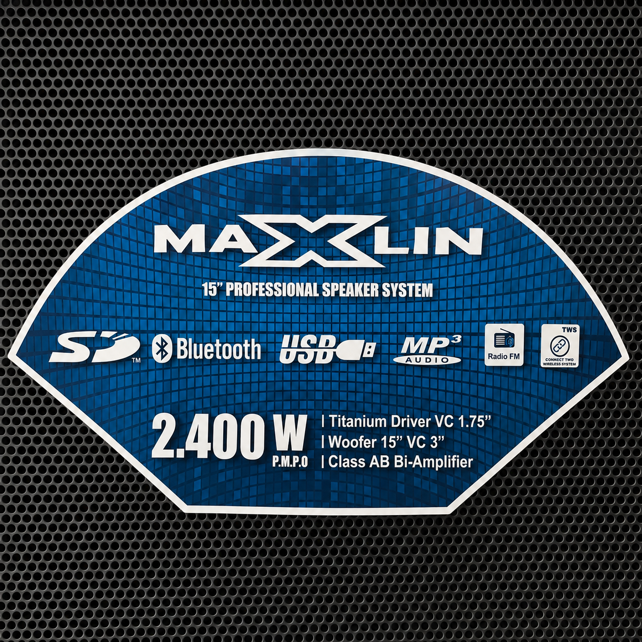 Cabina De Sonido Maxlin 15" 900k