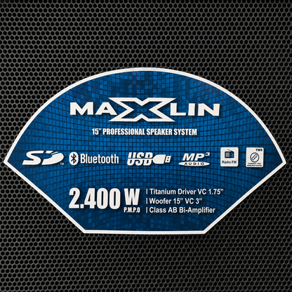 Cabina De Sonido Maxlin 15" 900k