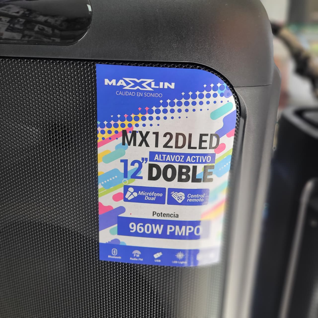 Torre Maxlin Doble 12"  Panel Led
