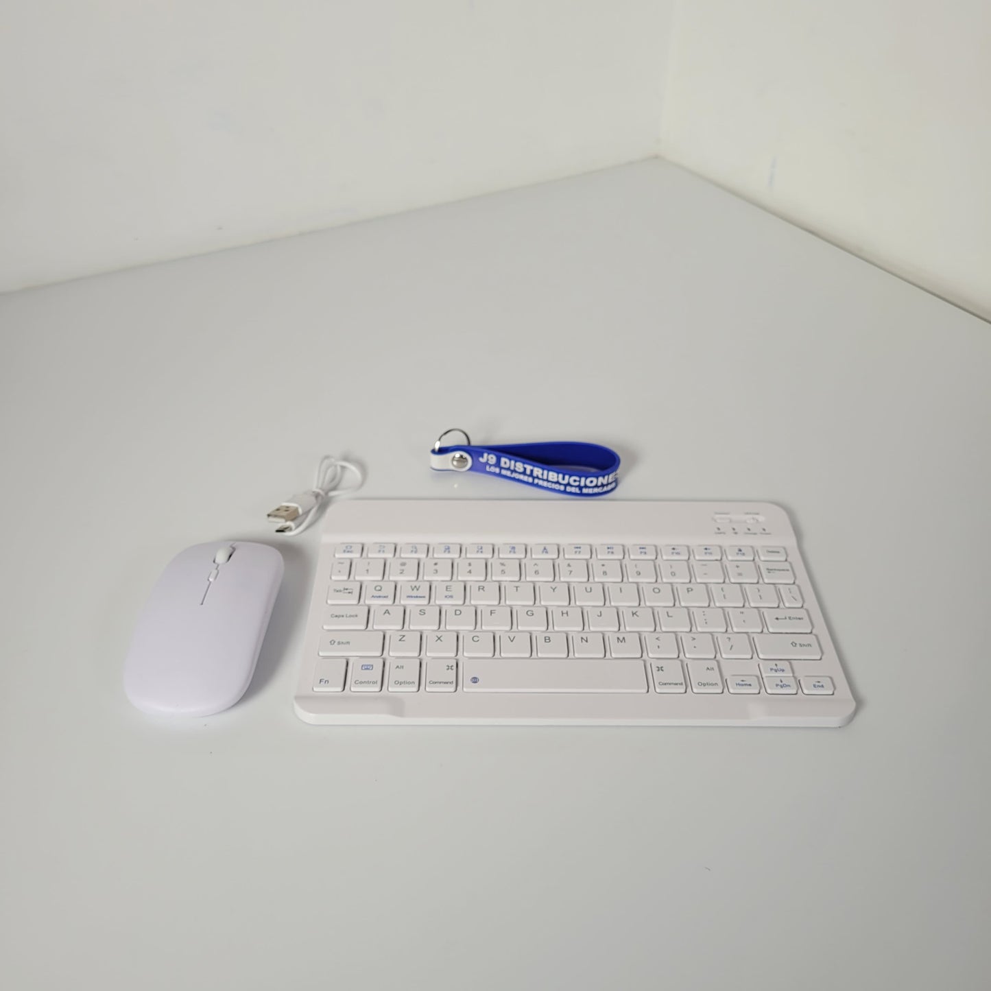 TECLADO + MOUSE INALAMBRICO MINI- RECARGABLE