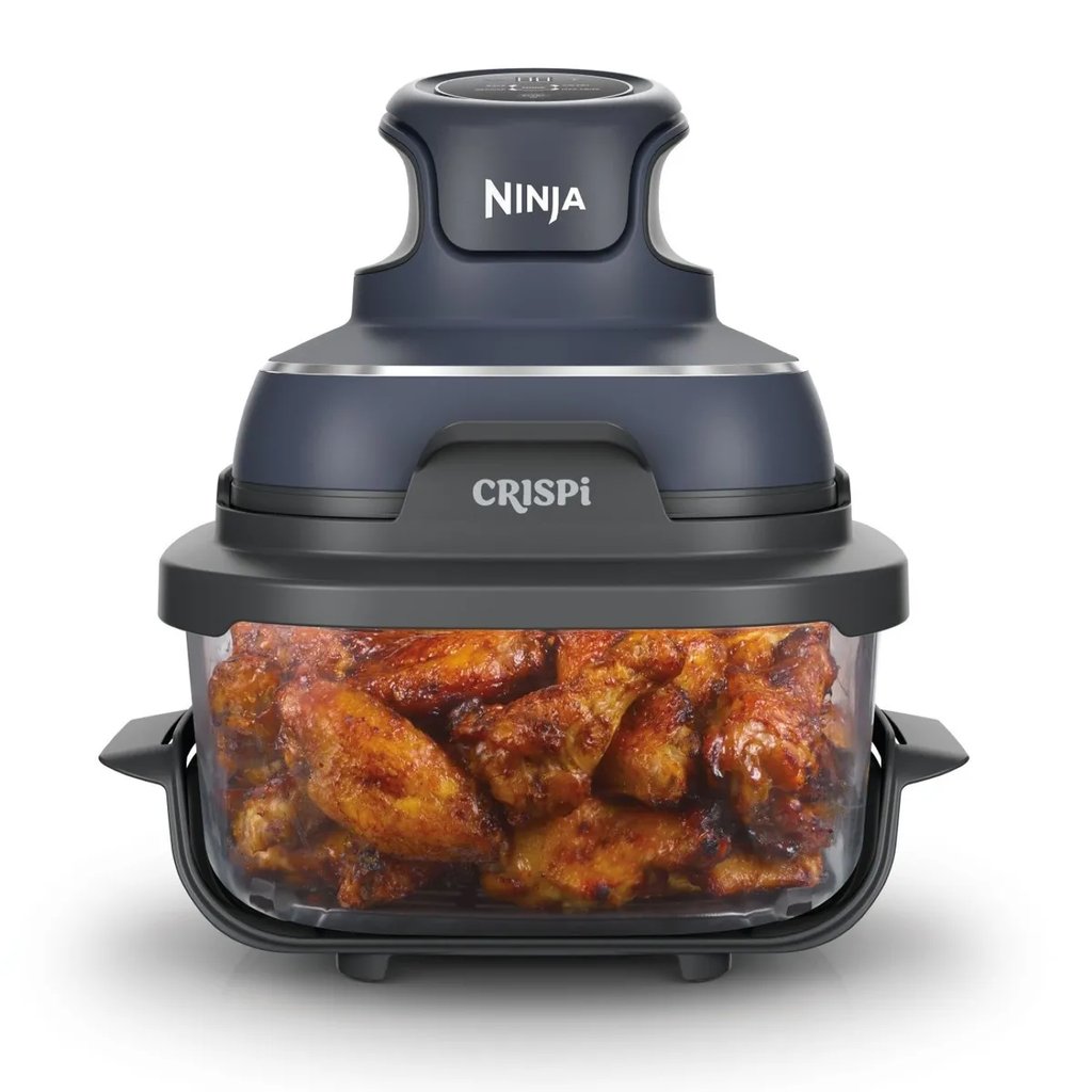 Freidora Ninja CRISPi FN101LAAGY 4 En 1 Con Recipientes De Vidrio