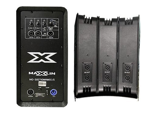 Sistema De Sonido Maxlin MX15 650 W RMS 5.200 W PMPO Bluetooth