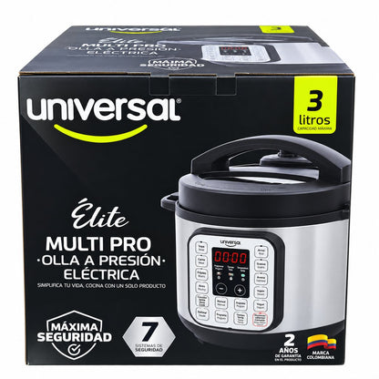 Olla A Presión Eléctrica Universal MultiPro De 3 Litros