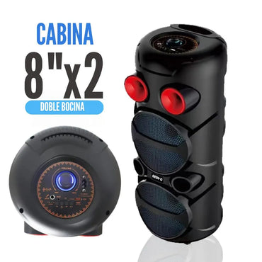 Parlante Torre Gedi 2x8"