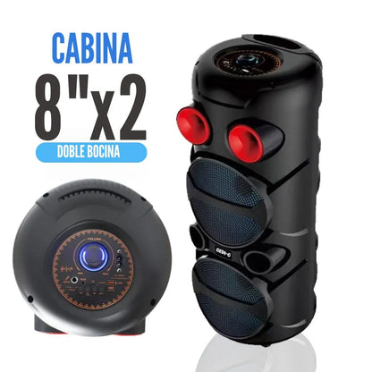 Parlante Torre Gedi 2x8"