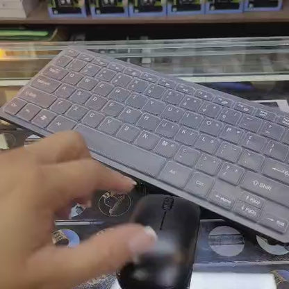 Combo Mini Teclado + Mouse Inalámbrico