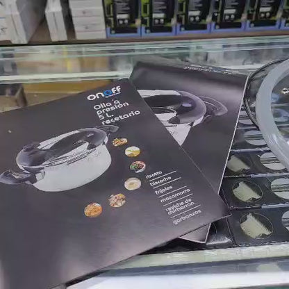 Olla A Presión OnOff 5 Litros - Cierre Hermético De Acero