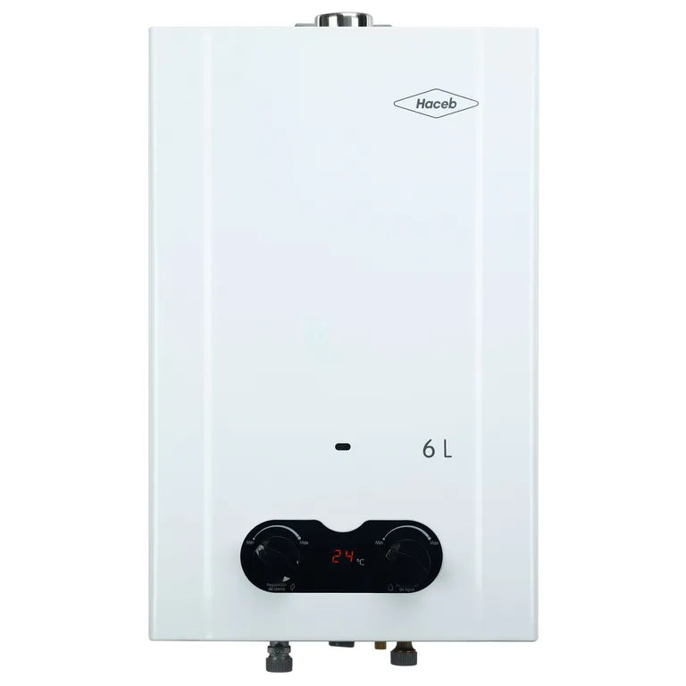 Calentador De Paso A Gas Natural 6 Litros Bambú