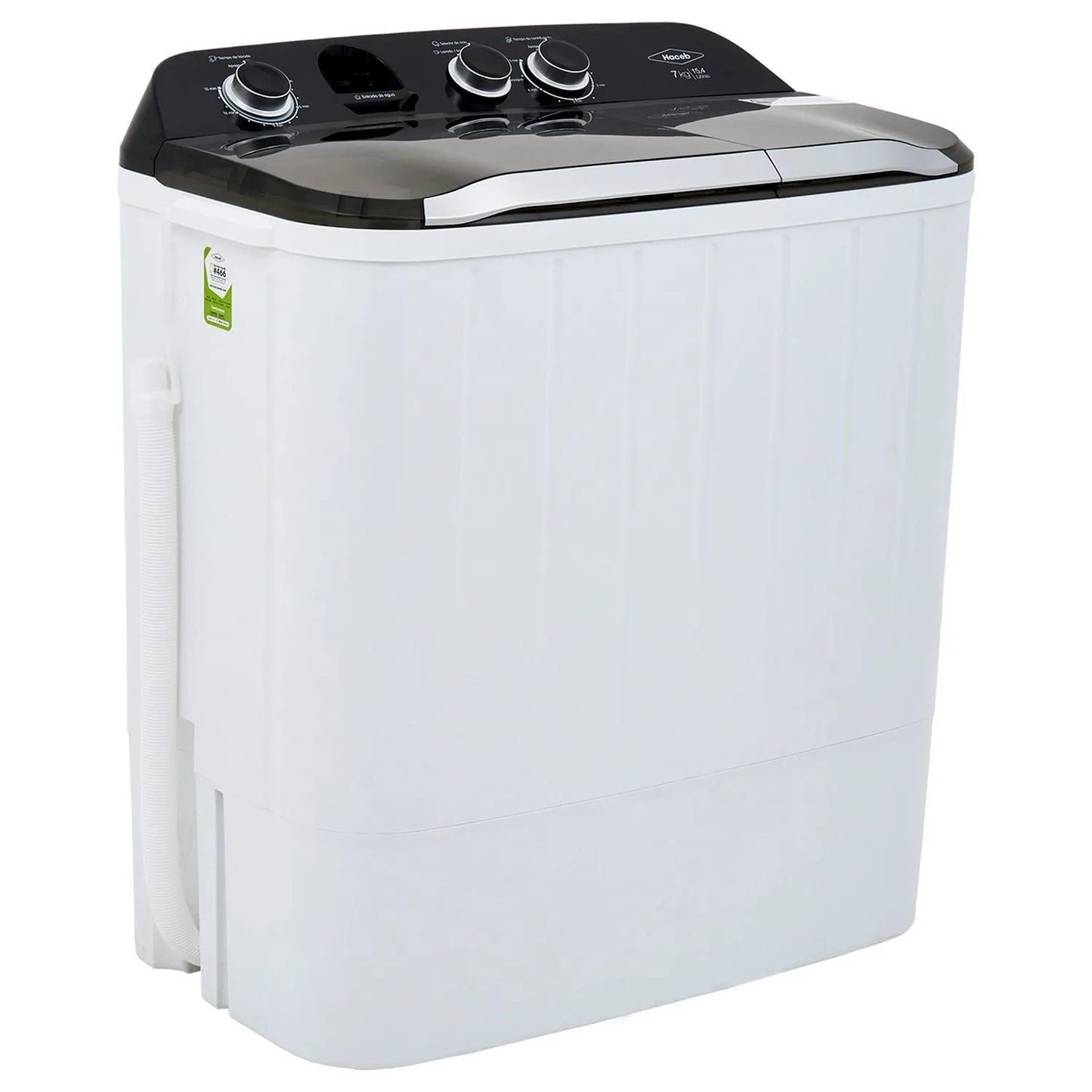 Lavadora Haceb Semiautomática Con Capacidad De 7kg